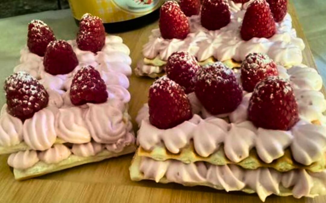 Mille feuille de mousse