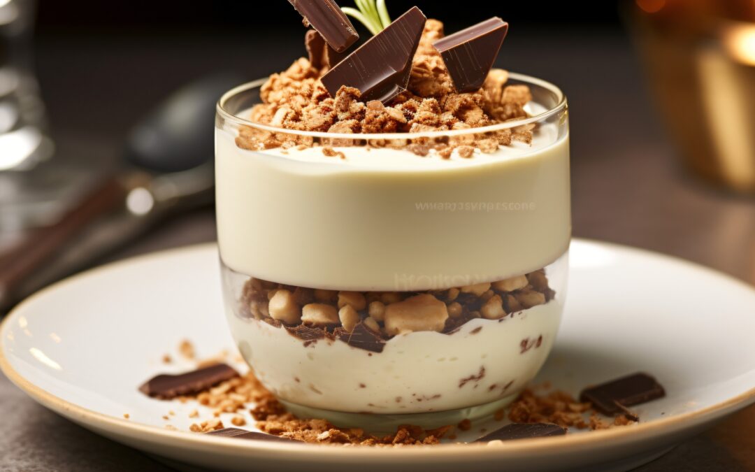 Mousse au chocolat blanc