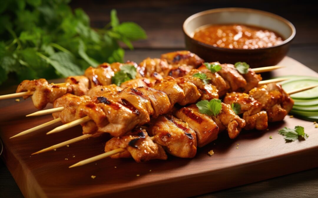 Brochettes Miel-agrumes