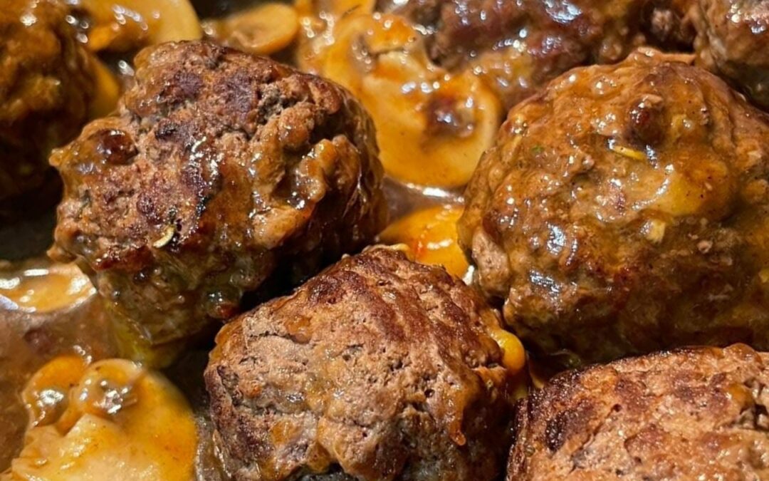 Boulettes de boeuf au cheddar