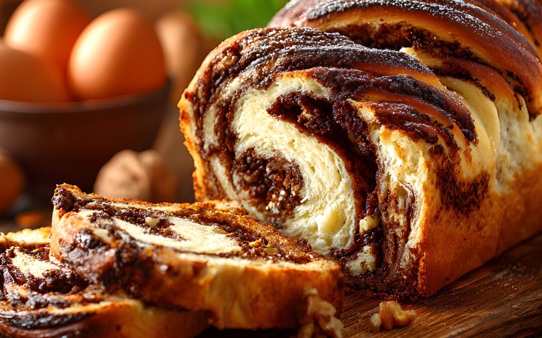 Babka au chocolat & pain d’épices (brioche tressée)